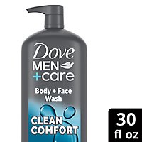 Dove Men Care Clean Comfort Body Wash - 30 FZ - Image 1