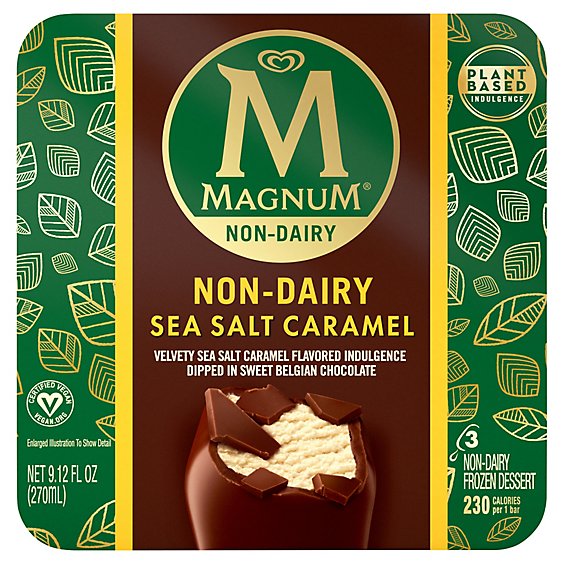 Magnum Ice Cream Sea Salt Caramel Non Dairy - 9.12 FZ