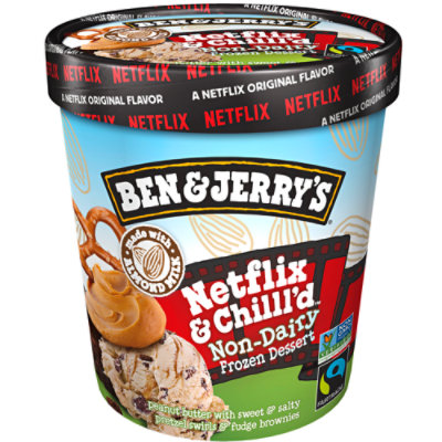 Ben & Jerry's Non-dairy Netflix & Chill'd Peanut Butter Frozen Dessert -  16oz : Target