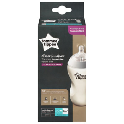 Tommee Tippee - 1 baby bottle for cereal 11oz – newborn and mom