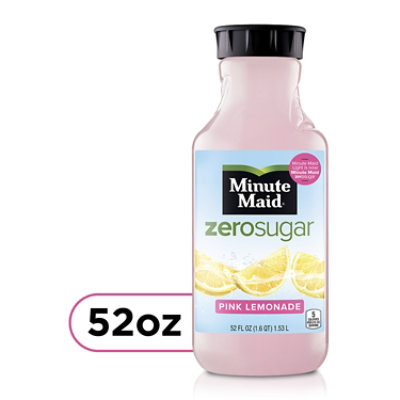 Minute Maid Zero Sugar Pink Lemonade - 52 FZ