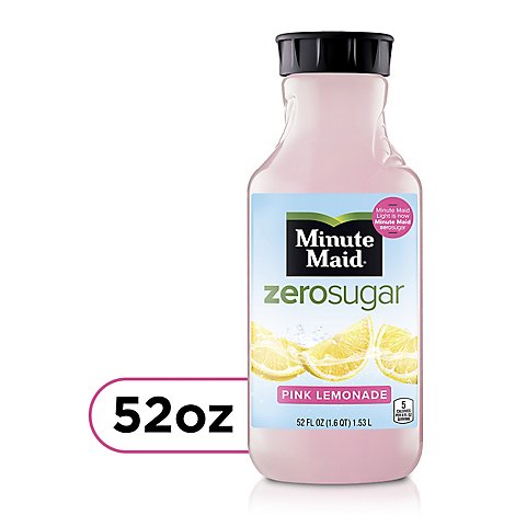 Minute Maid Zero Sugar Pink Lemonade - 52 FZ