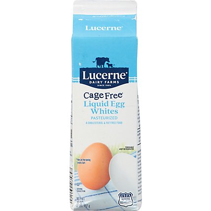 Lucerne 100% Liquid Egg Whites Cage Free - 32 OZ - Image 2