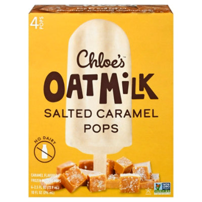 Chloe's Salted Caramel Oatmilk Pops - 4-2.5 Fl. Oz. - Image 3