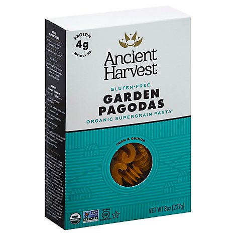 Ancient Harvest Gluten Free Quinoa Pasta Garden Pagodas - 8 OZ
