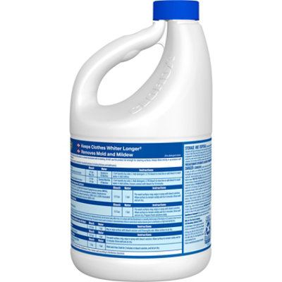 Clorox Regular Concentrated Formula Disinfecting Bleach Bottle - 81 Oz - Image 2