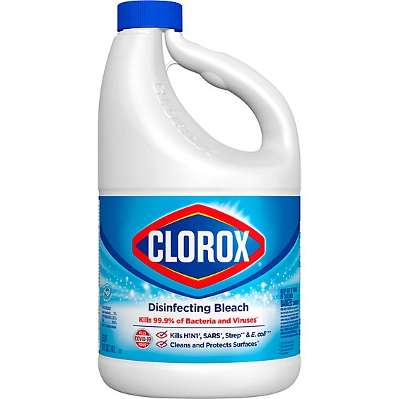 Clorox Regular Concentrated Formula Disinfecting Bleach Bottle - 81 Oz