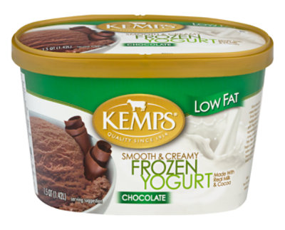 Kemps Chocolate Frozen Yogurt - 48 Oz - Image 2