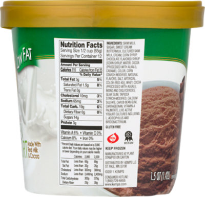 Kemps Chocolate Frozen Yogurt - 48 Oz - Image 5