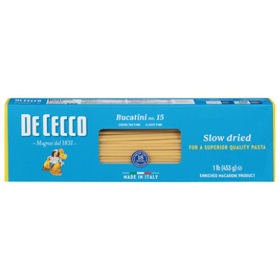 De Cecco Bucatini Pasta - 16 Oz - Image 3