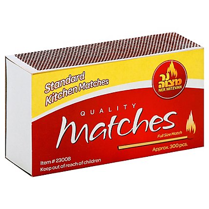 Nm Standard Kitchen Matches - 300CT - Image 1