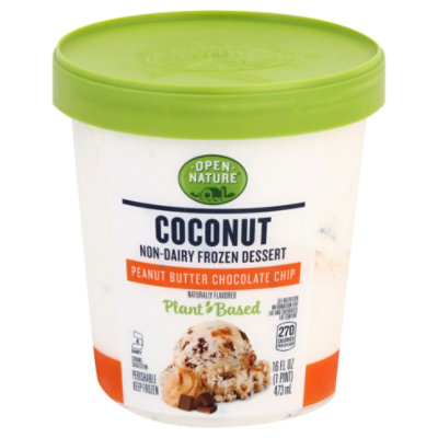 Open Nature Coconut Dessert Peanut Butter Chocolate Chip - 1 PT - Image 1