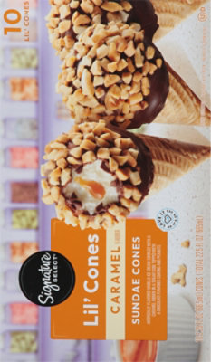 Signature SELECT Caramel Flavored Mini Sundae Cones - 10-2.25 Fl. Oz. - Image 6