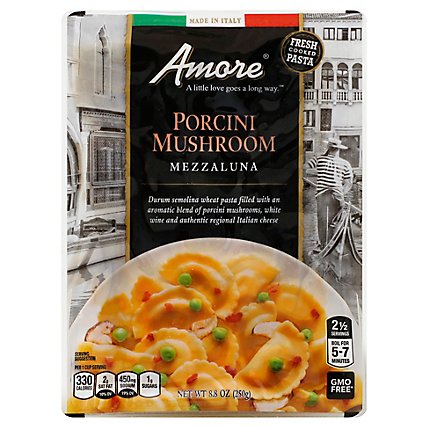 Amore Pasta Mezzaluna Mushroom - 8.8 OZ - Image 1
