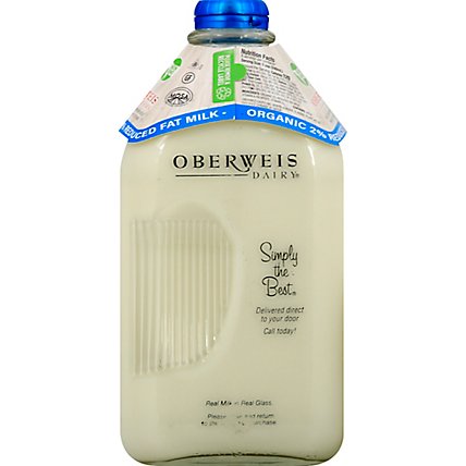 Oberweis Organic 2% Milk - 64 FZ - Image 6