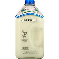 Oberweis Organic 2% Milk - 64 FZ - Image 2
