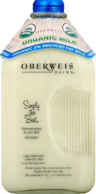 Oberweis Organic 2% Milk - 64 FZ - Image 2