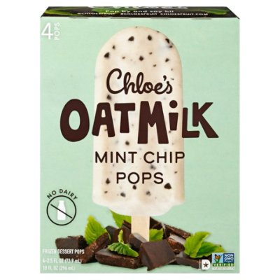 Chloe's Mint Chip Oatmilk Pops - 4-2.5 Fl. Oz. - Image 3