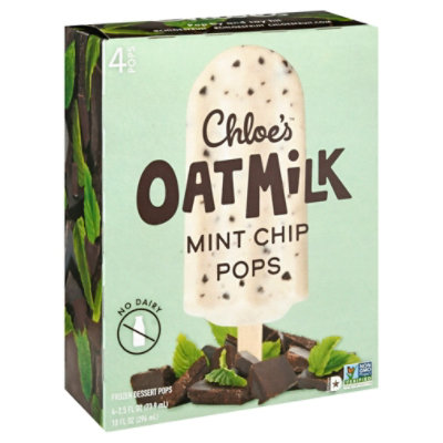 Chloe's Mint Chip Oatmilk Pops - 4-2.5 Fl. Oz. - Image 1