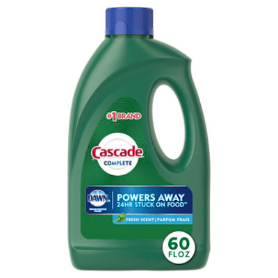 Cascade Complete Dishwasher Detergent Gel Fresh Scent - 60 Fl. Oz. - Image 1