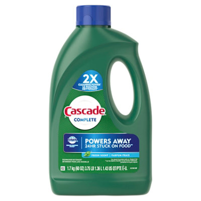 Cascade Complete Dishwasher Detergent Gel Fresh Scent - 60 Fl. Oz. - Image 3