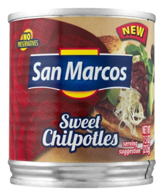 San Marcos Swt Chilpotles Peppers - 7.5 OZ - Image 1