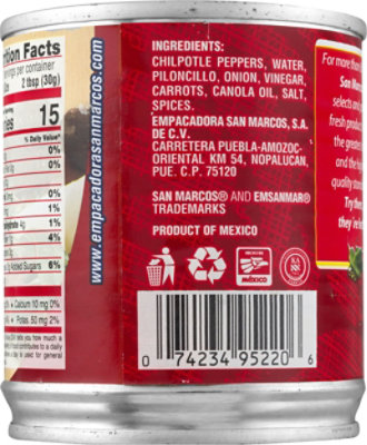 San Marcos Swt Chilpotles Peppers - 7.5 OZ - Image 2