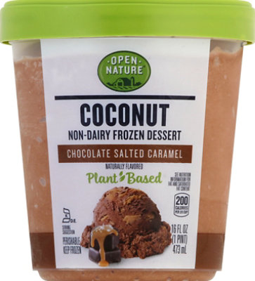Open Nature Coconut Dessert Chocolate Salted Caramel - 1 PT - Image 2