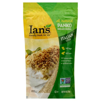 Ians Breadcrumb Panko Italian - 9 OZ