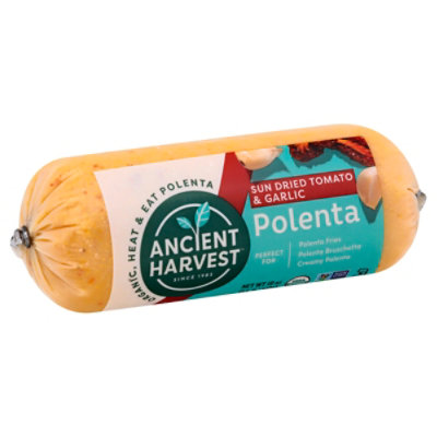 Ancient Harvest Sun Dried Tomato & Garlic Polenta - 18 Oz