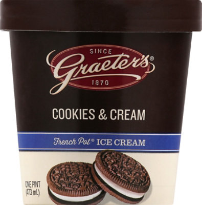 Graeters Cookies & Cream - 16 OZ - Image 2