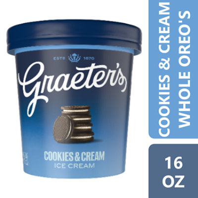 Graeters Cookies & Cream - 16 OZ - Image 2