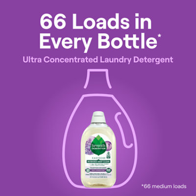 Seventh Generation Lavender Easy Dose Liquid Laundry Detergent - 23.1 FZ - Image 4