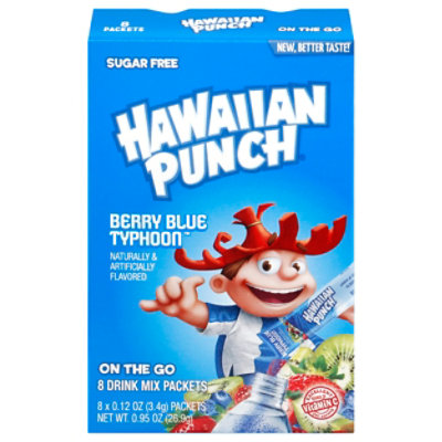 Hawaiian Punch Powder Mix Berry Blue Typhoon - .95 OZ - Image 3