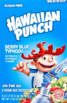 Hawaiian Punch Powder Mix Berry Blue Typhoon - .95 OZ - Image 2