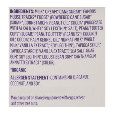 Alden's Organic Moose Tracks Fudge & PB Cup Ice Cream - 14 Oz - Image 5