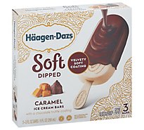 Haagen-Dazs Soft Dipped Caramel Bar - 3-3 FZ