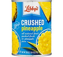 Libby Crushed Pineapple In Pineapple Juice Food - 20 OZ