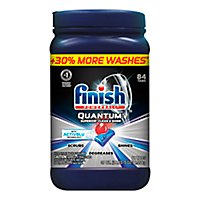 Finish Quantum Ultimate Clean and Shine Detergent Tabs - 84 Count - Image 1