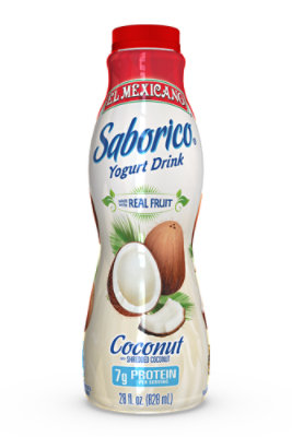 El Mexicano Saborico Yogurt Drink Coconut - 28 FZ - Image 1