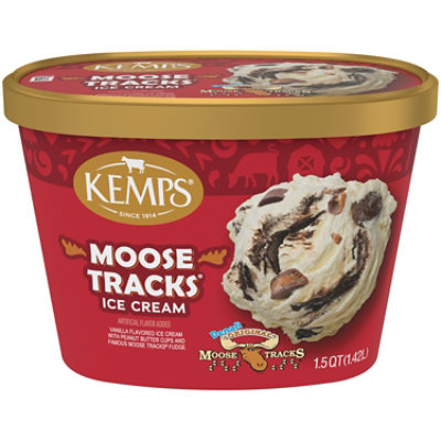 Kemps Old Fashioned Moose Tracks Ice Cream - 48 Oz - Image 1