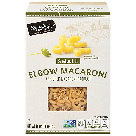 Signature Select Pasta Elbow Macaroni Small - 16 OZ