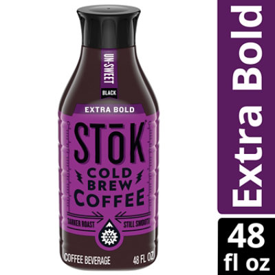 SToK Extra Bold Unsweetened Cold Brew Coffee - 48 Fl. Oz. - Image 1