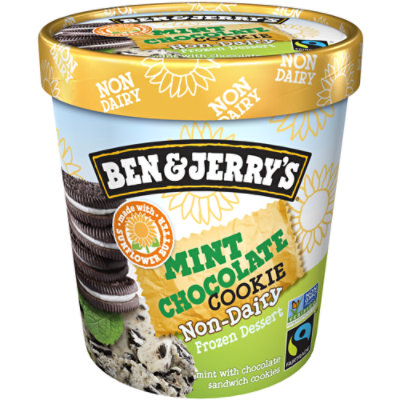 Ben & Jerrys Non Dairy Mint Chocolate Cookie Ice Cream - PT