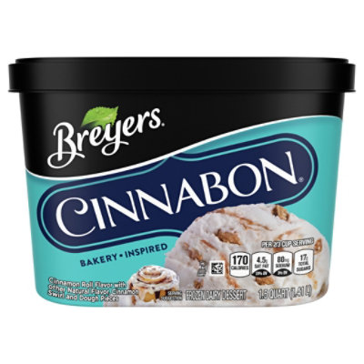 Breyers Cinnabon Ice Cream - 1.5 QT