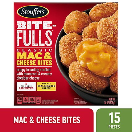 Stouffer's Mac And Cheese Bites Frozen Appetizer - 14 Oz - Image 1
