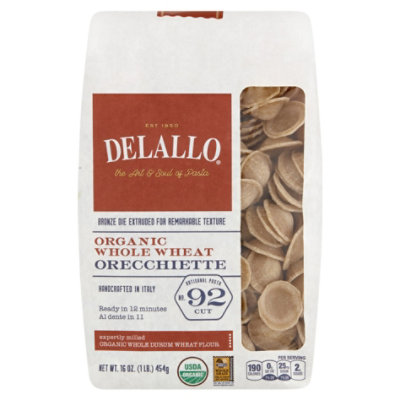 DeLallo Pasta Whole Wheat Orecchiette - 16 Oz - Image 3