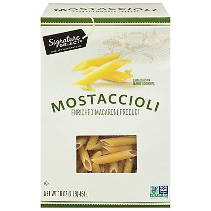 Signature Select Pasta Mostaccioli - 16 OZ - Image 2