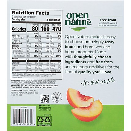 O Organics Fruit Bar Peach - 6-2.45 FZ - Image 6