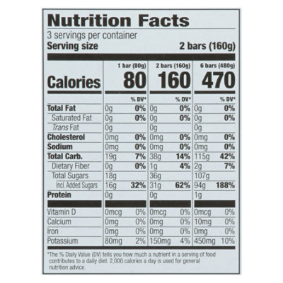 Open Nature Peach Fruit Bar 6 Count - 2.45 Fl. Oz. - Image 3